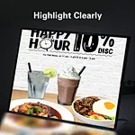 glass frame light boxes